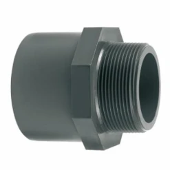 Aquatech Raccords Hydrauliques Pour Piscine Embout Fileté PVC à Coller/visser Pour Plomberie De Piscine - Diamètre 50/63 Mm