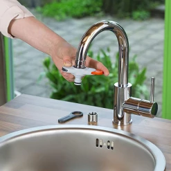 Nez De Robinet Adaptateur Raccord Arrosage Robinet Intérieur F Mâle Femelle Gardena -Espace Piscine Boutique adaptateur raccord arrosage robinet interieur cuisine salle bain filetage male femelle gardena 7