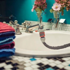 Nez De Robinet Adaptateur Raccord Arrosage Robinet Intérieur F Mâle Femelle Gardena -Espace Piscine Boutique adaptateur raccord arrosage robinet interieur cuisine salle bain filetage male femelle gardena 9