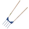 Outillage De Jardinier Aerogrif' Pour Jardinage Biologique - 4 Dents De 32 Cm Pour Aérer Le Sol - Perrin - 2 Manches De 110 Cm
