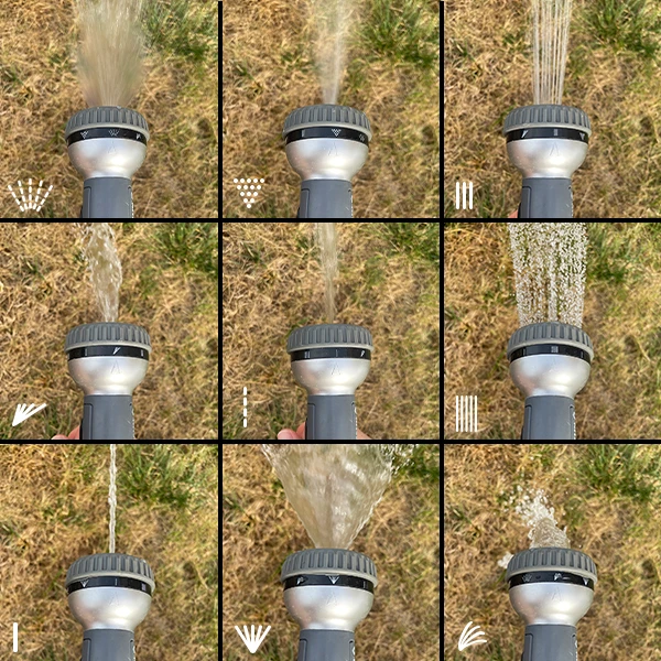 Lance Et Pistolet D'arrosage Pistolet D'arrosage Multi Jets 9 Jets Bi Matière Techn'O Fitt Noir Gris 4 Lance Et Pistolet D'arrosage Pistolet D'arrosage Multi Jets 9 Jets Bi Matière Techn'O Fitt Noir Gris – Image 2