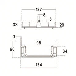 Nicoll Bord Piscine Caniveau Bas Piscine Grille Piétonne 500 Mm X 130 Mm PVC Sable -Espace Piscine Boutique autrevisuel 1001021