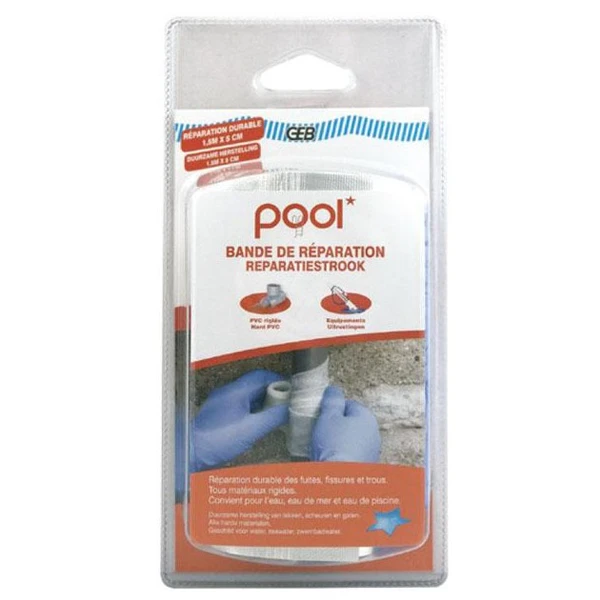 Produit De Réparation De Piscine Bande Réparation Piscine Geb - 5 Cm X 1,5 M 3 Produit De Réparation De Piscine Bande Réparation Piscine Geb - 5 Cm X 1,5 M
