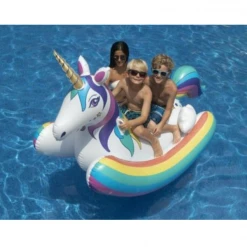 Swimline Bouées Et Matelas Gonflables Bouée Gonflable Piscine Magic La Licorne 218 X 122 X 91 Cm Arc-en-ciel -Espace Piscine Boutique bouee gonflable piscine forme licorne geante 218 122 91 cm arc en ciel 3