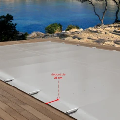 Nextpool Robots Et Accessoires De Piscine Et Spa Couverture à Barres Cool Covers - Longueur 8.5 M - Largeur 4,5 M - PVC -Espace Piscine Boutique debord 25cm piscine couvert