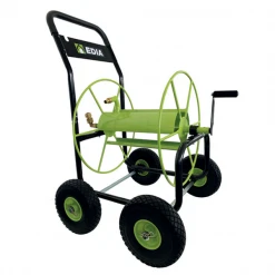 Dévidoir Dévidoir Métallique 4 Roues Increvables Edia Tuyau Arrosage 110m -Espace Piscine Boutique devidoir metallique 4 roues