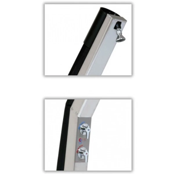 Douche, Echelle Et Mobilier Extérieur Douche Solaire Courbée - Capacité 20L - 2.3 Mètres Modèle Giordano Inox 3 Douche, Echelle Et Mobilier Extérieur Douche Solaire Courbée - Capacité 20L - 2.3 Mètres Modèle Giordano Inox