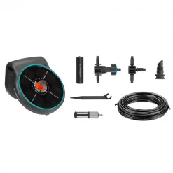 Programmateur D'arrosage Ensemble Arrosage Automatique énergie Solaire AquaBloom Gardena 20 M 10 Programmateur D'arrosage Ensemble Arrosage Automatique énergie Solaire AquaBloom Gardena 20 M -Espace Piscine Boutique ensemble complet arrosage automatique energie solaire aquabloom gardena 20 metres 1