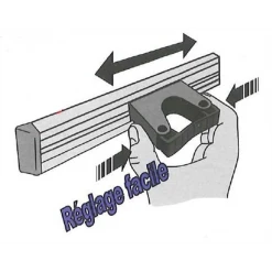 Perrin Outillage De Jardinier Porte Outils Sur Rail Longueur 900mm Avec 2 Crochets Et 3 Crochets -Espace Piscine Boutique gamme porte outils porte outil