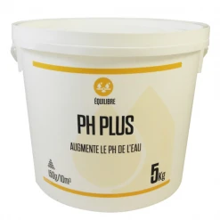 Poolstyle Produit D'entretien Piscine Traitement PH Plus Poudre Augmentation PH Dissolution Rapide 5 Kg