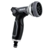 Lance Et Pistolet D'arrosage Pistolet D'arrosage Multi Jets 9 Jets Bi Matière Techn'O Fitt Noir Gris
