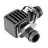 Goutte à Goutte Raccord Coude Tuyau Arrosage Goutte à Goutte13mm Jonction 90° Gardena X2 -Espace Piscine Boutique raccord coude tuyau arrosage goutte a goutte 13mm jonction 90 gardena par 2