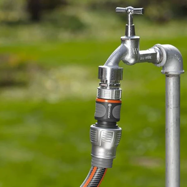 Raccord Rapide Arrosage Raccord Arrosage Rapide Premium Tuyau 19 Mm Gardena A Fixer Nez Robinet 6 Raccord Rapide Arrosage Raccord Arrosage Rapide Premium Tuyau 19 Mm Gardena A Fixer Nez Robinet – Image 4