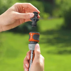 Raccord Rapide Arrosage Raccord Rapide Tuyau Arrosage Ø 13-15 Mm Gardena Lot X2 Avec Connecteur -Espace Piscine Boutique raccord rapide tuyau arrosage 13 15 mm gardena kit 2raccords avec connecteur 5