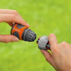 Raccord Rapide Arrosage Raccord Rapide Tuyau Arrosage Ø 13-15 Mm Gardena Lot X2 Avec Connecteur -Espace Piscine Boutique raccord rapide tuyau arrosage 13 15 mm gardena kit 2raccords avec connecteur 7