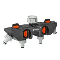 Sélecteur D'arrosage Raccord Sélecteur Arrosage 4 Sorties Robinet 20/27 26/34 Gardena -Espace Piscine Boutique raccord selecteur arrosage 4sorties reglables robinet filetage 20 27 26 34 gardena 1