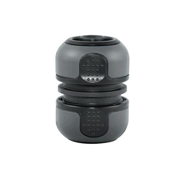 Raccord Rapide Arrosage Raccord Réparateur Plastique Tuyau Arrosage Fitt 19mm Bi-matière Noir 4 Raccord Rapide Arrosage Raccord Réparateur Plastique Tuyau Arrosage Fitt 19mm Bi-matière Noir – Image 2
