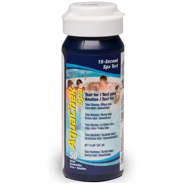 Produit D'entretien Piscine Languettes D'analyse Pour Spa 6 En 1 - AquaChek Spa - Flacon De 50 Languettes 4 Produit D'entretien Piscine Languettes D'analyse Pour Spa 6 En 1 - AquaChek Spa - Flacon De 50 Languettes – Image 2