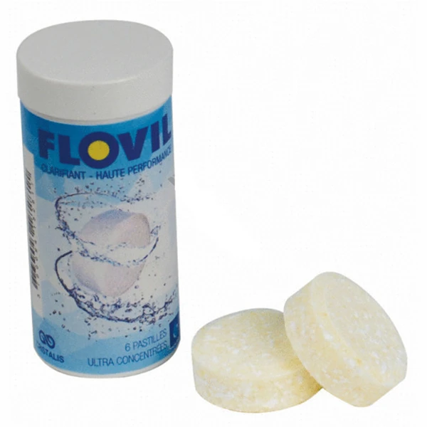 Produit D'entretien Piscine Floculent En Pastilles Ultra Concentré Pour Piscine Et Spa - Flovil - Tube De 6 Pastilles 2 Produit D'entretien Piscine Floculent En Pastilles Ultra Concentré Pour Piscine Et Spa - Flovil - Tube De 6 Pastilles
