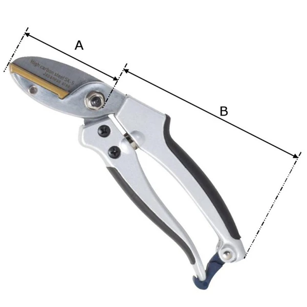 Sécateur Et élagueur Sécateur Lame Acier Enclume 5,9 Cm Perrin Coupe 18 Mm Corps Aluminium 5 Sécateur Et élagueur Sécateur Lame Acier Enclume 5,9 Cm Perrin Coupe 18 Mm Corps Aluminium – Image 3