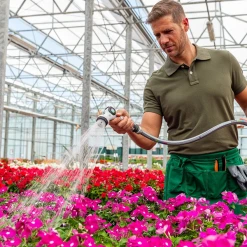 Tuyau D'eau Tuyau Arrosage Professionnel NTS Master Plus Fitt 15 Mm 25 Mètres Gris -Espace Piscine Boutique tuyau arrosage professionnel