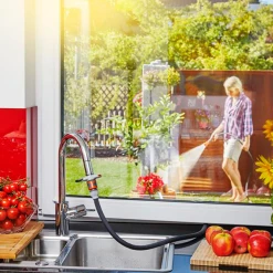 Tuyau D'eau Tuyau Arrosage Liano Gardena Fibres Tissées Avec Accessoires -Espace Piscine Boutique tuyau darrosage liano gardena fibres tissees avec raccord robinet interieur et accessoires 2