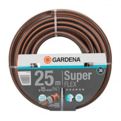 Tuyau D'eau Tuyau Arrosage Premium SuperFlex Gardena 35 Bar Ø 15 Mm 25 Mètres -Espace Piscine Boutique tuyau darrosage premium superflex gardena 35bar diametre 15mm longueur 25metres 1