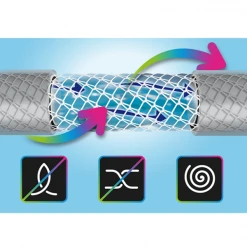 Tuyau D'eau Tuyau Arrosage Professionnel NTS Master Plus Fitt 15 Mm 25 Mètres Gris -Espace Piscine Boutique tuyau professionnel fitt