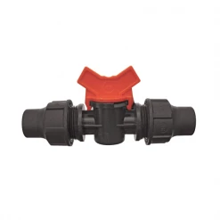 Fitt Goutte à Goutte Vanne Régulation Compression Arrosage Goutte à Goutte Ø 13x16 Mm PE Noir